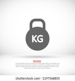 Dumbbell  icon vector 10 eps design