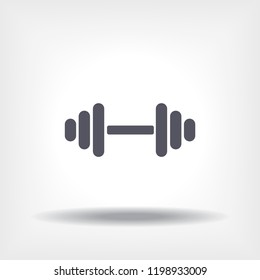 Dumbbell  icon vector 10 eps design