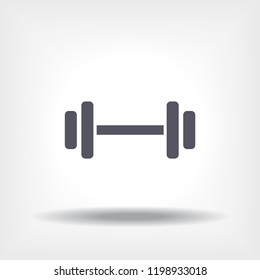 Dumbbell  icon vector 10 eps design