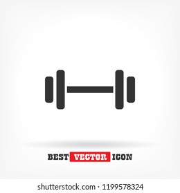 Dumbbell  icon vector 10 eps design