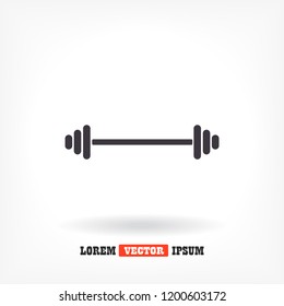 Dumbbell  icon vector 10 eps design