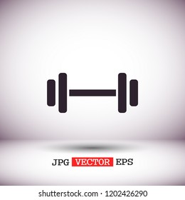 Dumbbell  icon vector 10 eps design