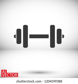 Dumbbell  icon vector 10 eps design