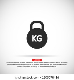 Dumbbell  icon vector 10 eps design