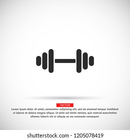 Dumbbell  icon vector 10 eps design