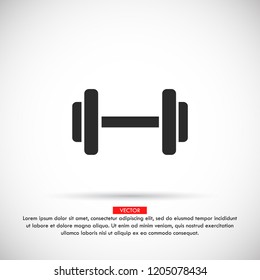 Dumbbell  icon vector 10 eps design