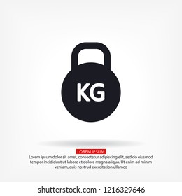 Dumbbell  icon vector 10 eps design