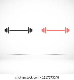Dumbbell  icon vector 10 eps design