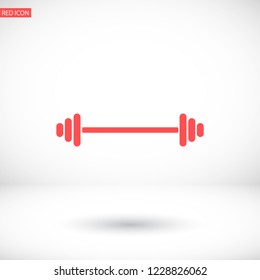 Dumbbell  icon vector 10 eps design
