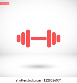 Dumbbell  icon vector 10 eps design