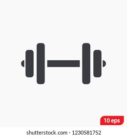 Dumbbell  icon vector 10 eps design