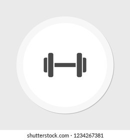 Dumbbell  icon vector 10 eps design