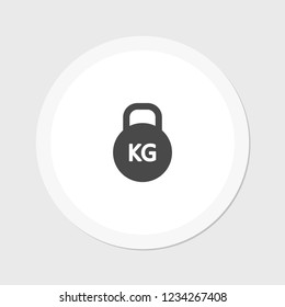Dumbbell  icon vector 10 eps design