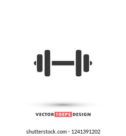 Dumbbell  icon vector 10 eps design