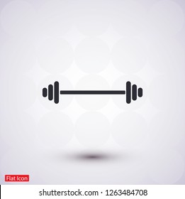 Dumbbell  icon vector 10 eps design