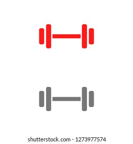 Dumbbell  icon vector 10 eps design