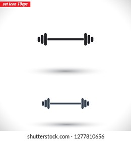 Dumbbell  icon vector 10 eps design