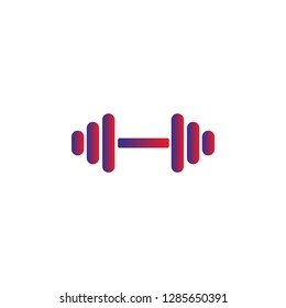 Dumbbell  icon vector 10 eps design
