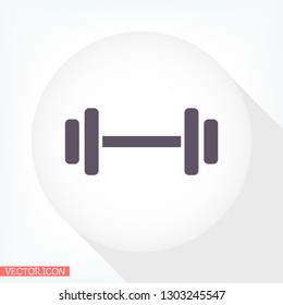 Dumbbell  icon vector 10 eps design