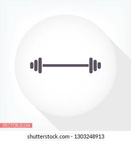 Dumbbell  icon vector 10 eps design