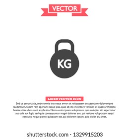 Dumbbell  icon vector 10 eps design