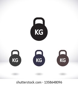 Dumbbell  icon vector 10 eps design