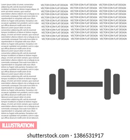 Dumbbell  icon vector 10 eps design. lorem ipsum Flat Design JPG