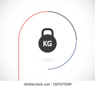 Dumbbell icon vector 10 eps. lorem ipsum Flat Design JPG