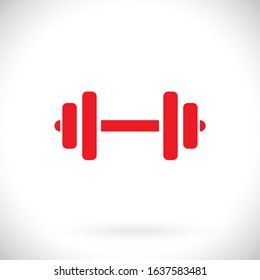 Dumbbell icon vector 10 eps design. lorem ipsum Flat Design JPG
