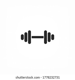 Dumbbell icon vector 10 eps design. lorem ipsum Flat Design JPG