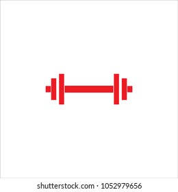 Dumbbell icon vector
