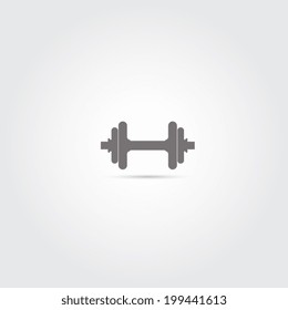 Dumbbell icon - Vector