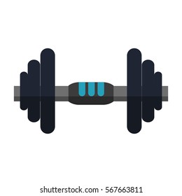dumbbell icon vector