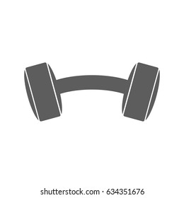 Dumbbell icon vector