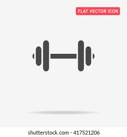 Dumbbell icon. Vector concept illustration for design.