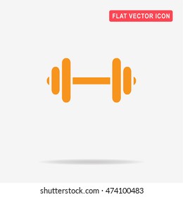 Dumbbell icon. Vector concept illustration for design.