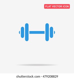Dumbbell icon. Vector concept illustration for design.