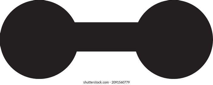 dumbbell icon. dumbbell vector design. sign design.eps