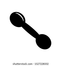 Dumbbell icon vector design template