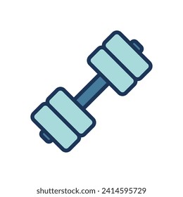 Dumbbell Icon Vector Design Template