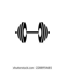 plantillas de diseño de vectores de iconos de dumbbell 