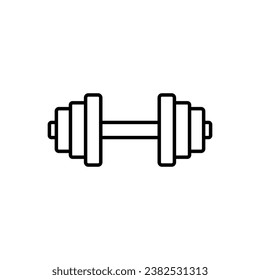 Dumbbell icon vector design templates simple and modern