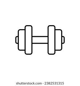 Dumbbell icon vector design templates simple and modern