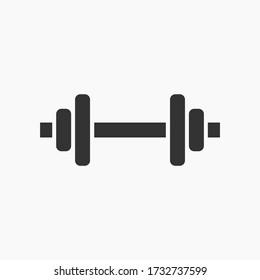 Dumbbell icon vector eps 10