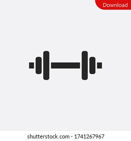 Dumbbell icon vector eps 10