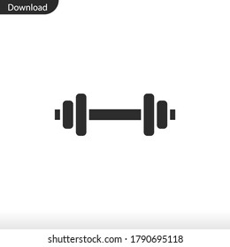 Dumbbell icon vector eps 10