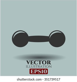 Dumbbell icon vector illustration