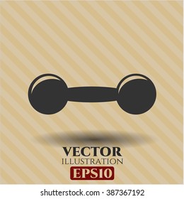Dumbbell icon vector illustration