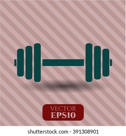 Dumbbell icon vector illustration