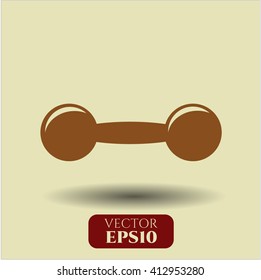 Dumbbell icon vector illustration